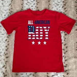 The Children's Place Red All-American Boy T-Shirt